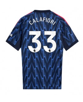 Günstige Arsenal Riccardo Calafiori #33 Auswärtstrikot 2025-26 Kurzarm